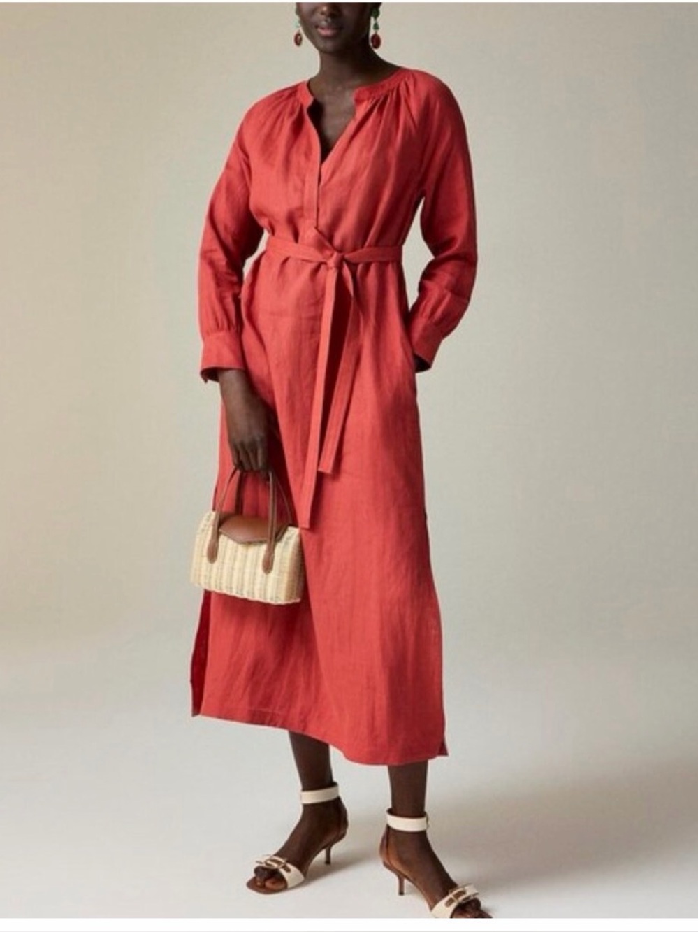 NWT J Crew linen cabana dress